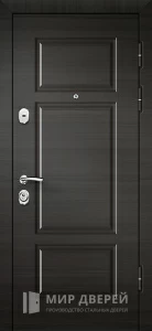 Шпонированная дверь для дачи №34 внешняя - фото