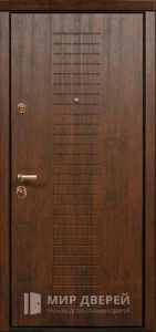 Красивая металлическая дверь №24 внешняя - фото