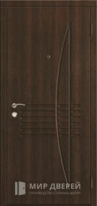 Красивая входная дверь в коттедж №23 внешняя - фото